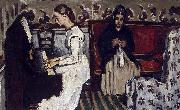 Paul Cezanne Madchen am Klavier Spain oil painting artist